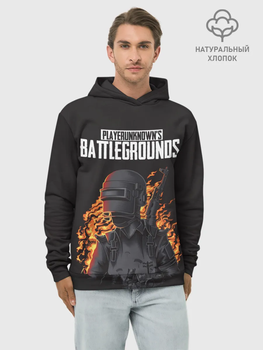 Худи мужской база хлопок / PUBG снаряжение