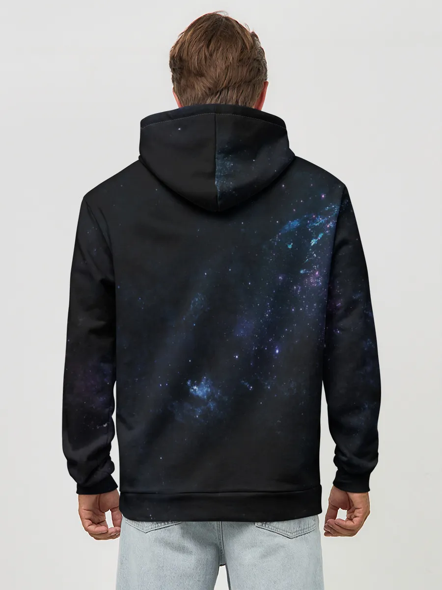 Худи мужской база хлопок / Звезды