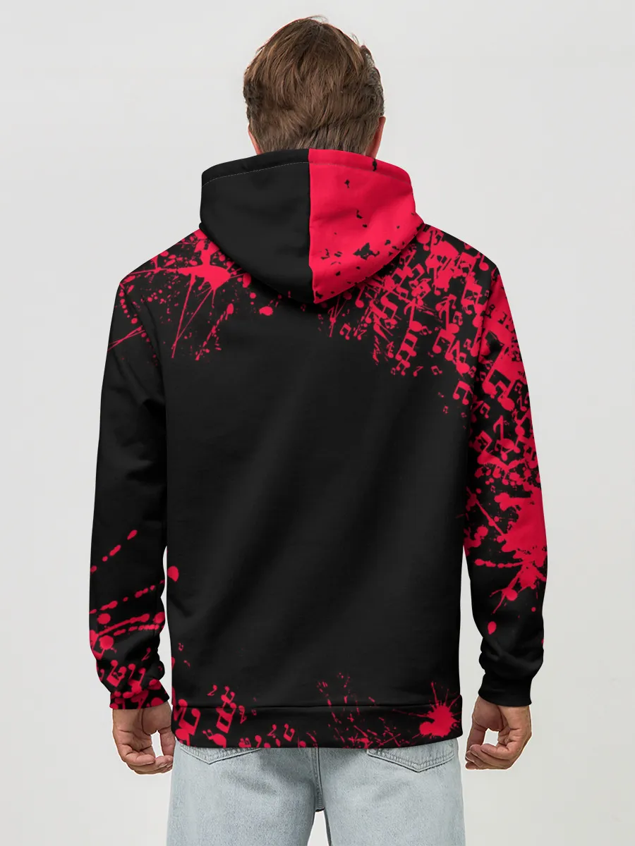 Худи мужской база хлопок / HAZBIN HOTEL ALASTOR.