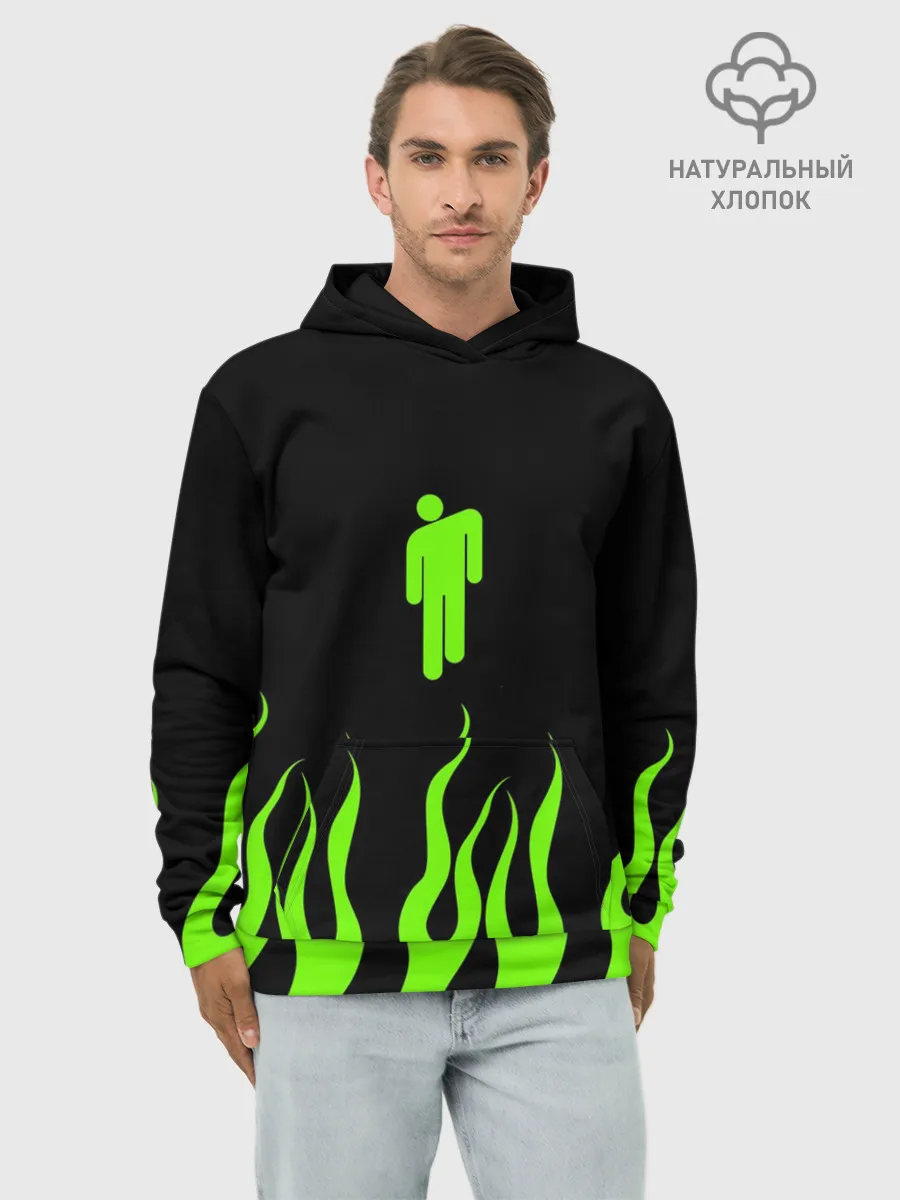 Худи мужской база хлопок / billie eilish