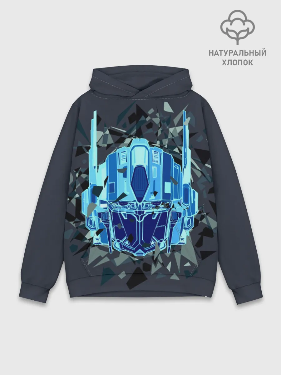 Худи мужской база хлопок / Трансформеры