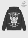 Худи мужской база хлопок / Трансформеры Deceticon