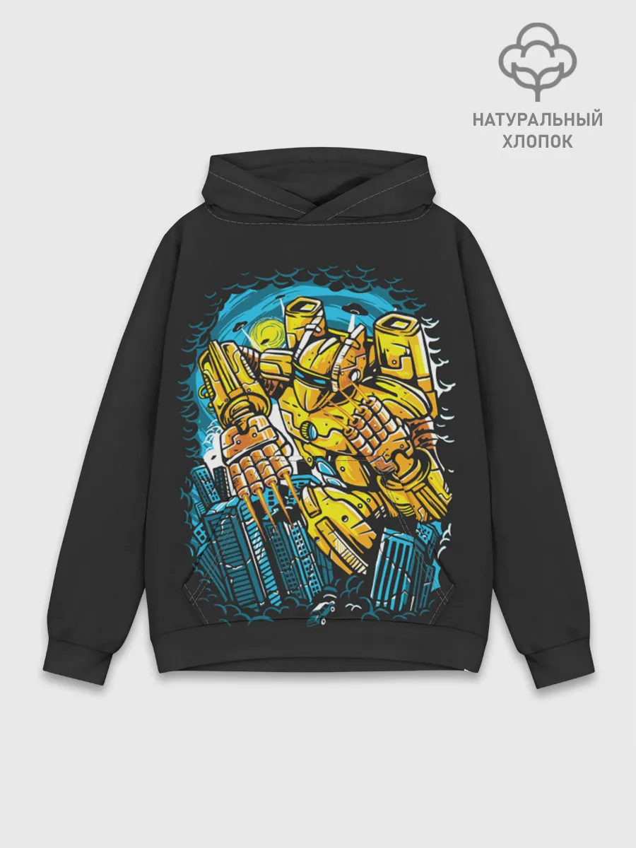 Худи мужской база хлопок / Трансформеры
