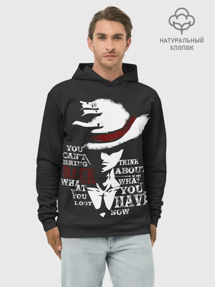 Худи мужской база хлопок / Утраченного не вернуть One Piece
