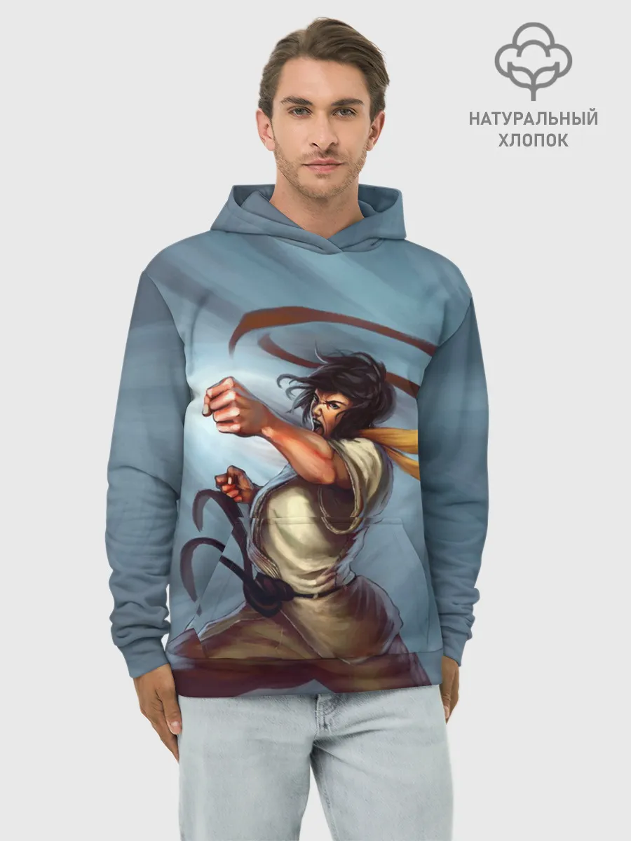 Худи мужской база хлопок / Karate girl