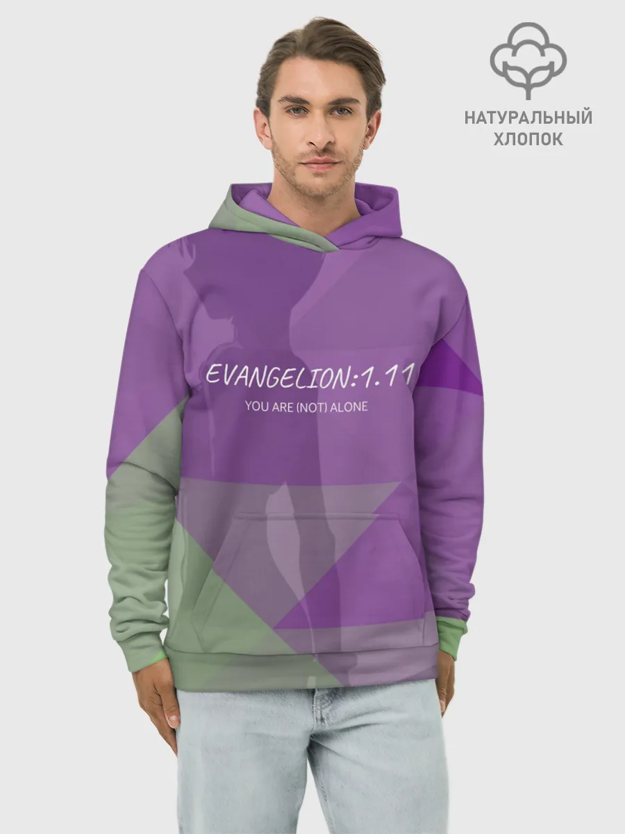 Худи мужской база хлопок / Evangelion: 1.11