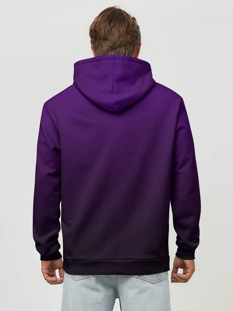 Худи мужской база хлопок / Кошачий Инь - Янь