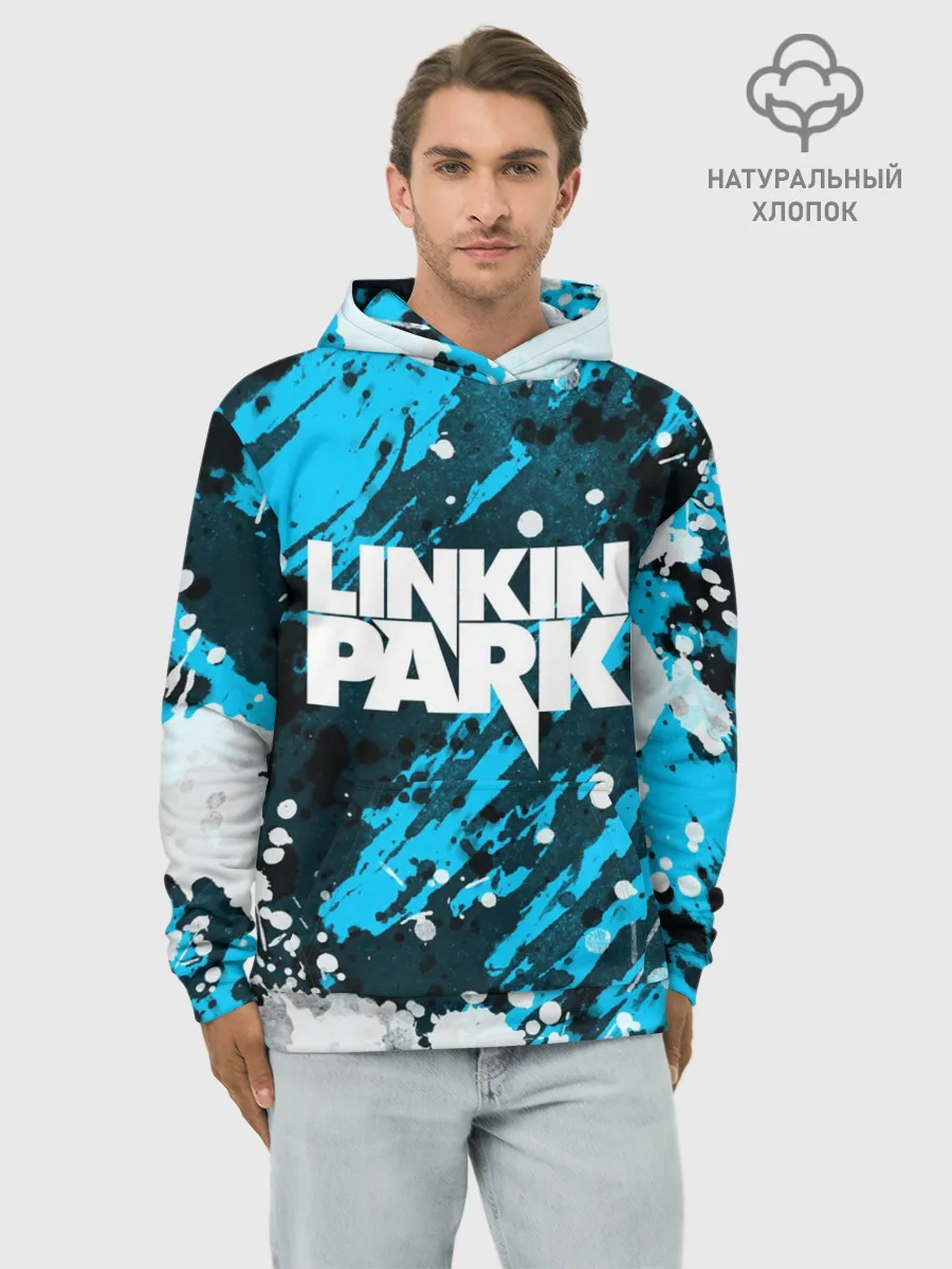 Худи мужской база хлопок / Linkin Park