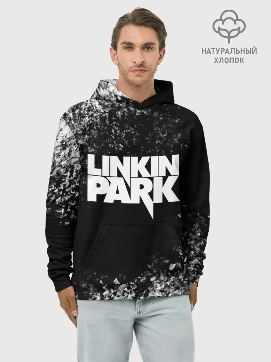Худи мужской база хлопок / Linkin Park