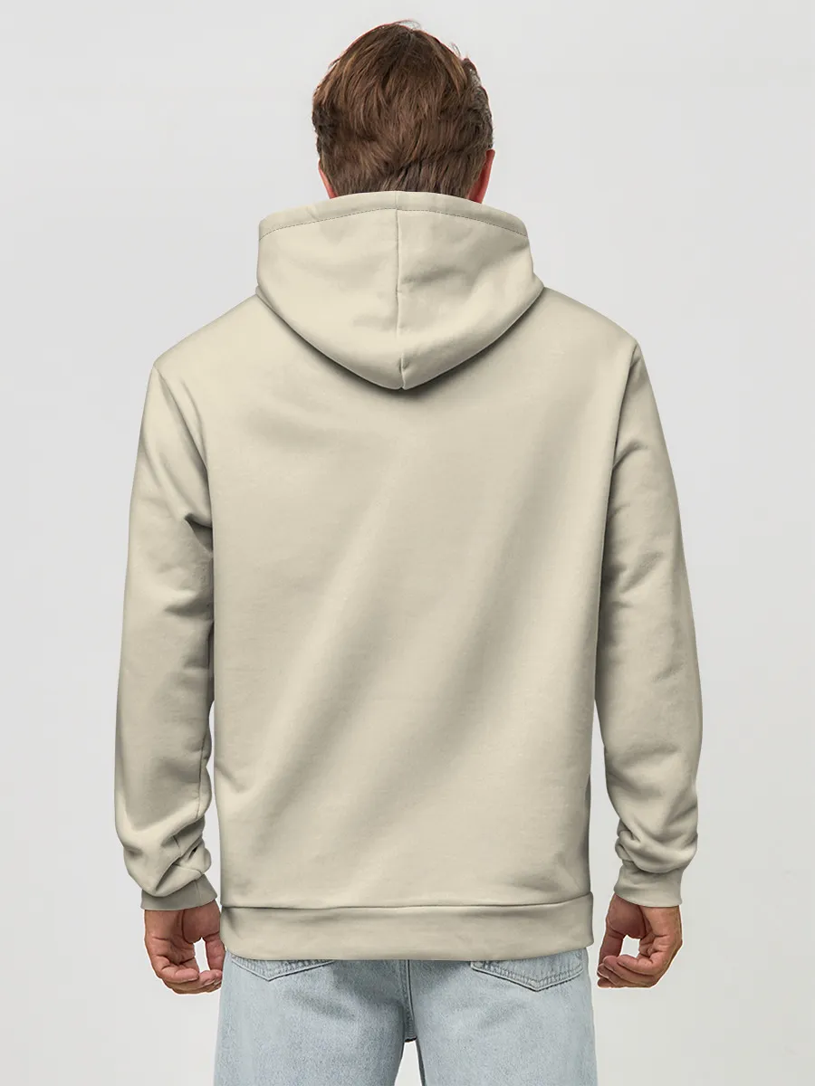 Худи мужской база хлопок / закатное солнце One Piece