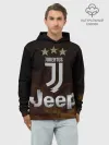 Худи мужской база хлопок / Ювентус