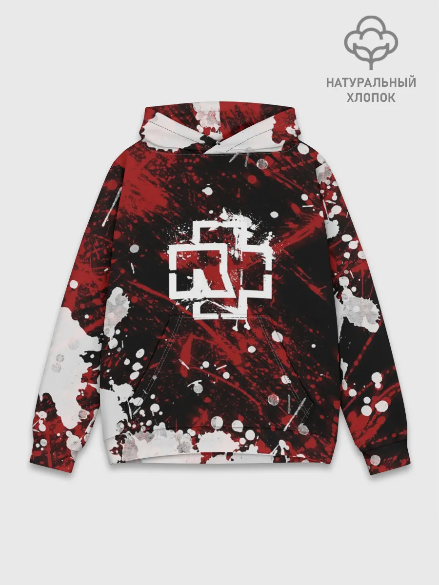 Худи мужской база хлопок / Rammstein