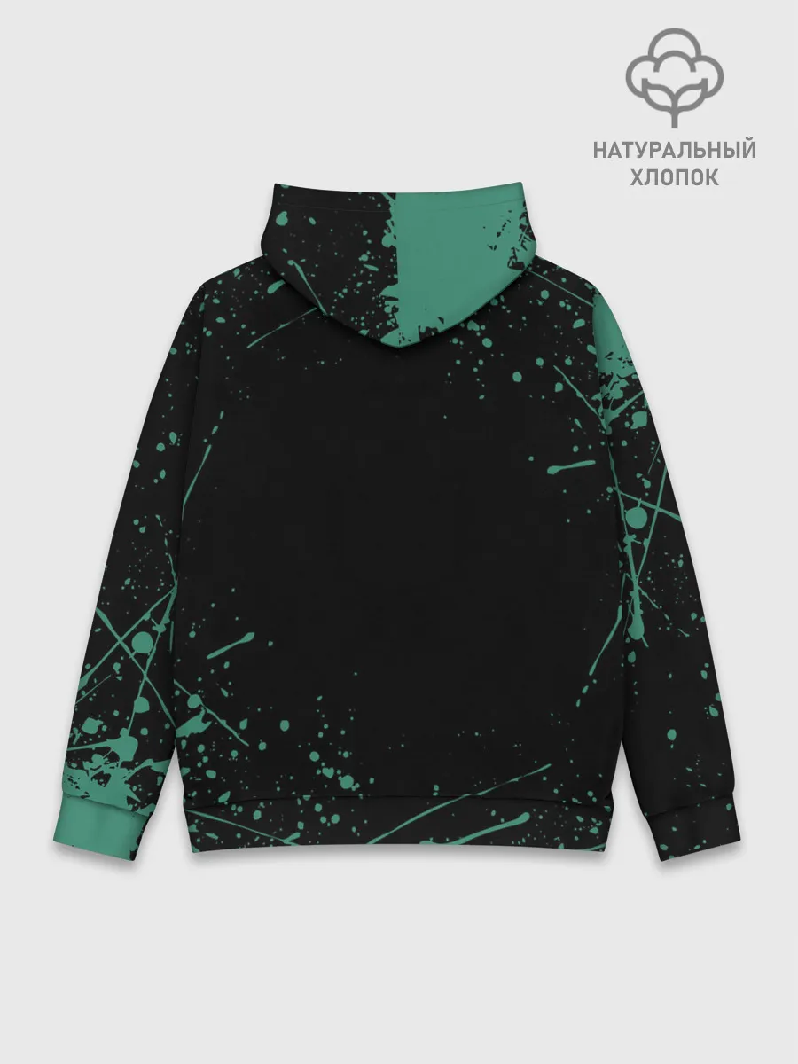 Худи мужской база хлопок / Персонажи Demon Slayer