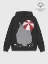 Худи мужской база хлопок / Тоторо и Umbrella Corp.