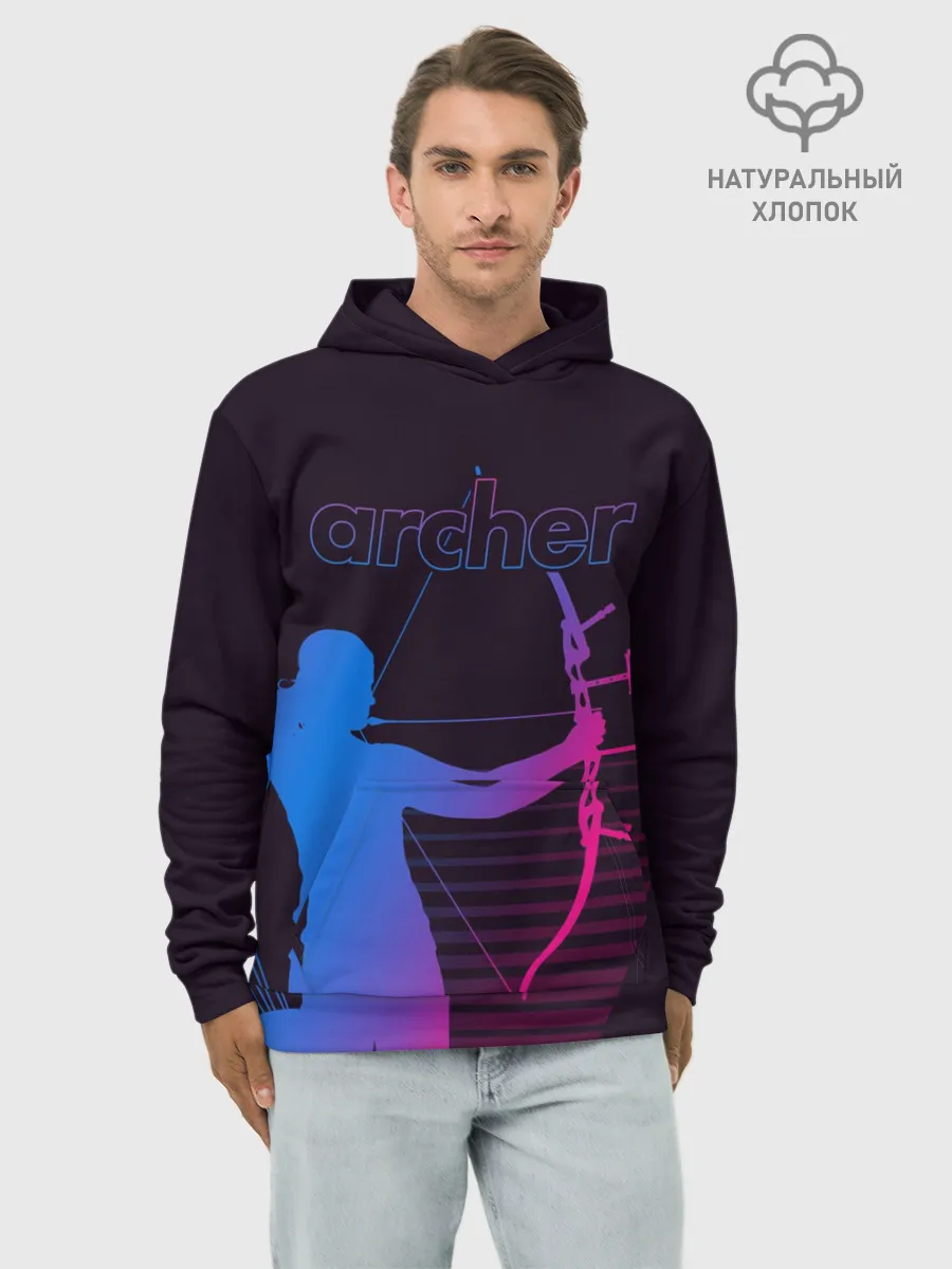 Худи мужской база хлопок / Archer