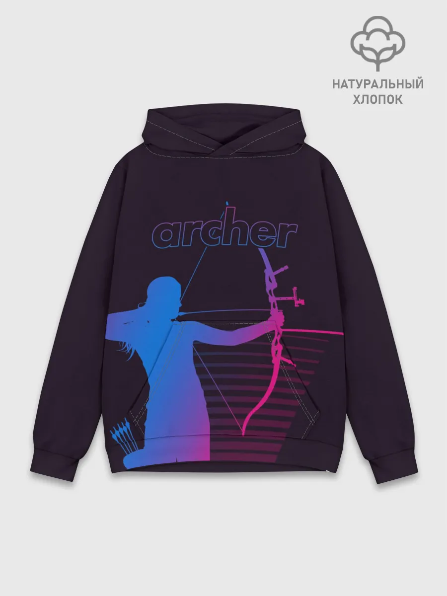 Худи мужской база хлопок / Archer