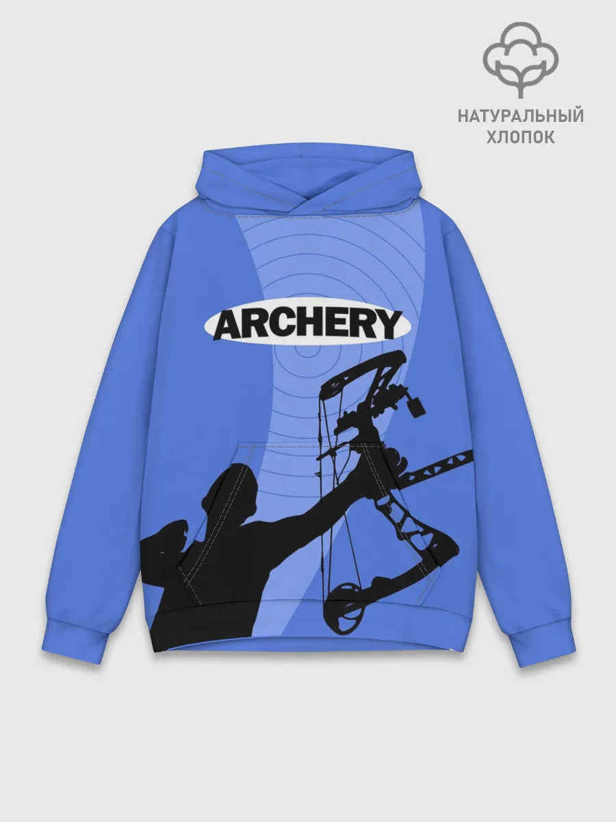 Худи мужской база хлопок / Archery