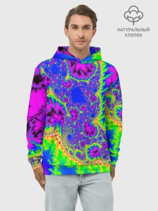 Худи мужской база хлопок / NEON&ACID