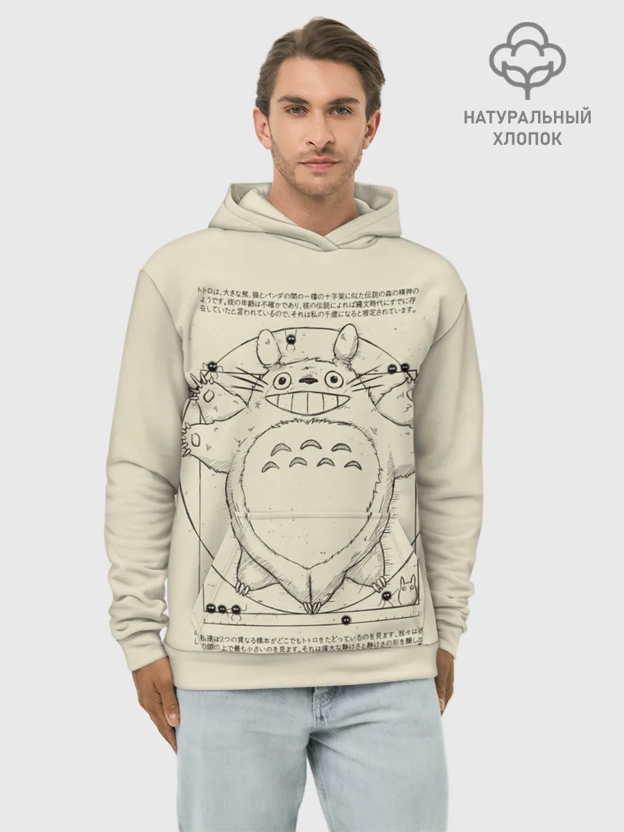 Худи мужской база хлопок / Totoro