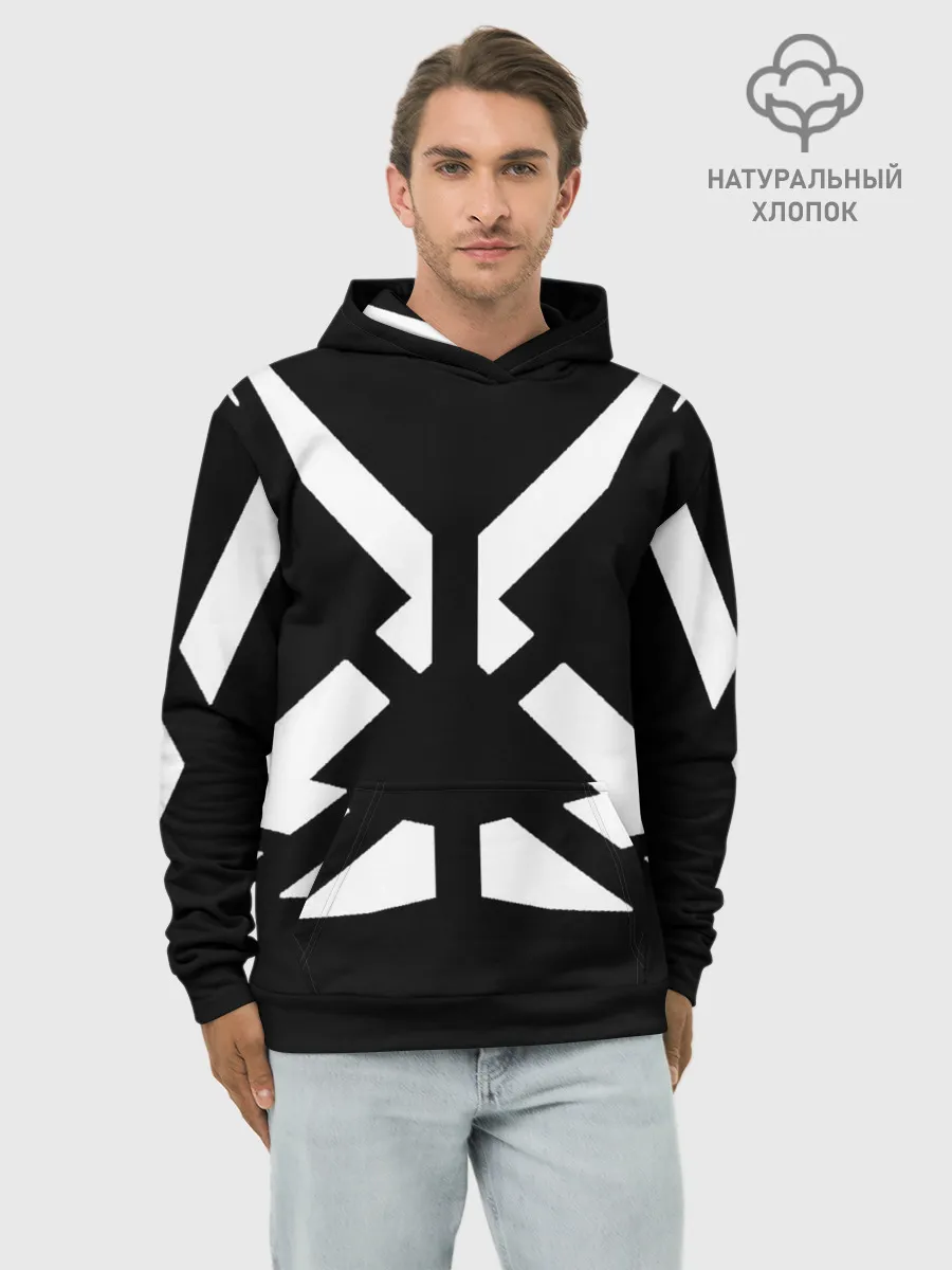 Худи мужской база хлопок / MOZA