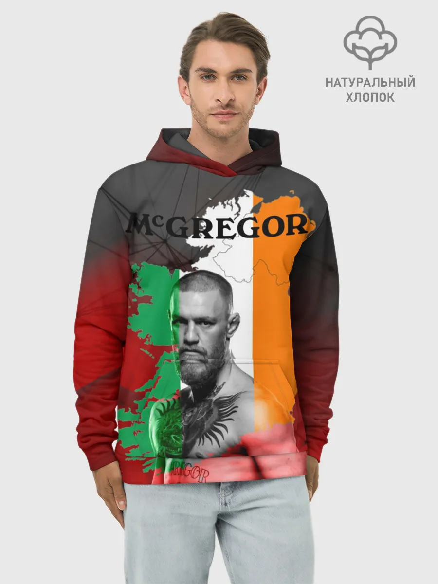 Худи мужской база хлопок / Конор