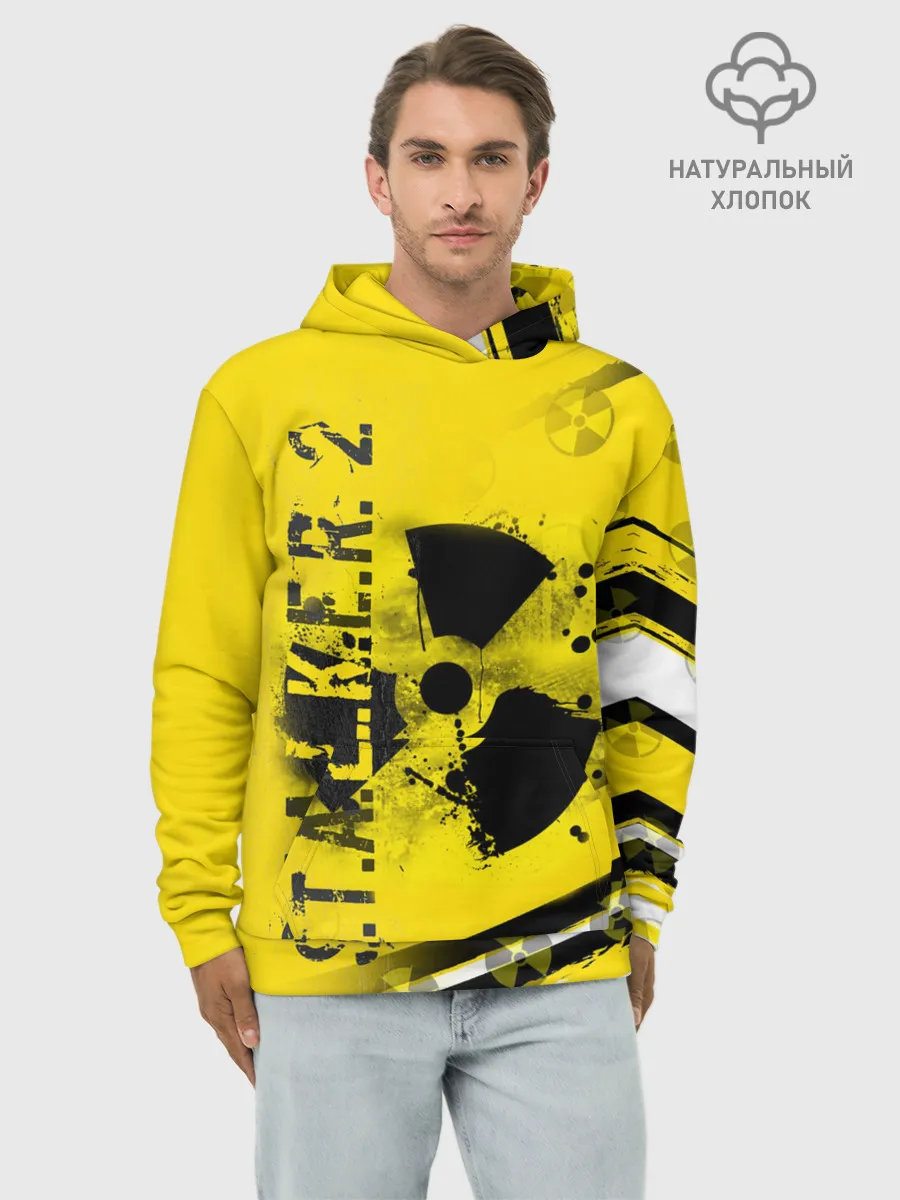 Худи мужской база хлопок / S.T.A.L.K.E.R