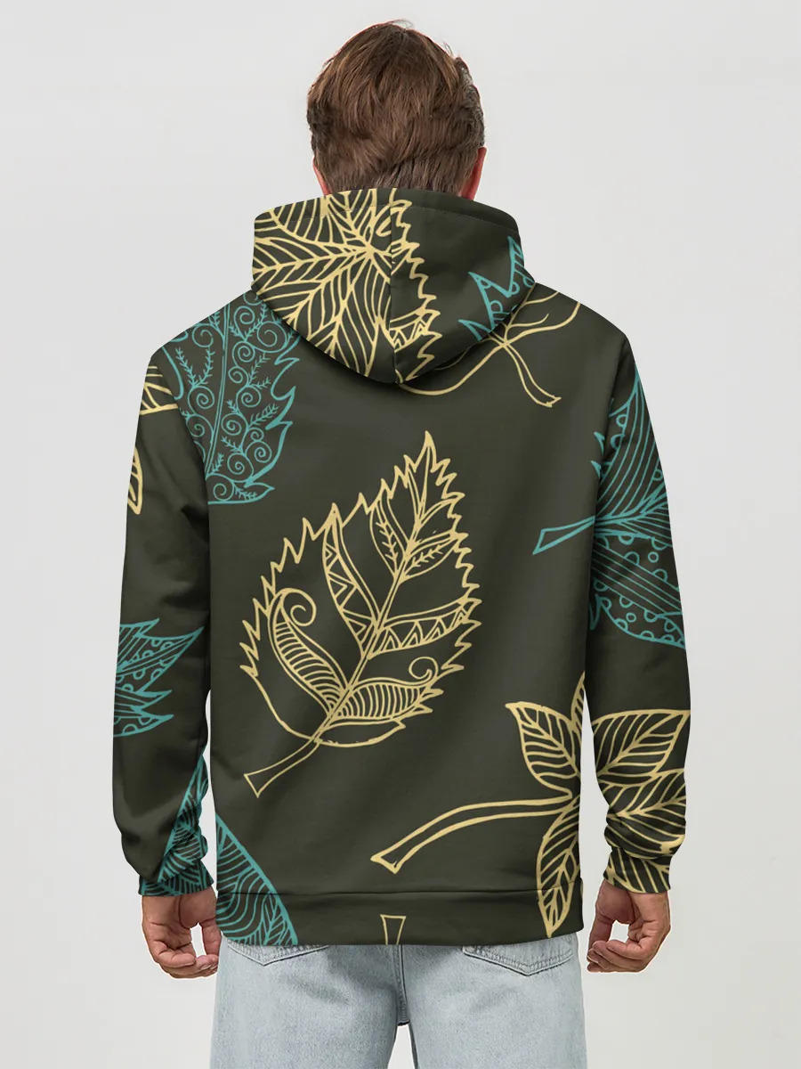 Худи мужской база хлопок / Осенний мотив