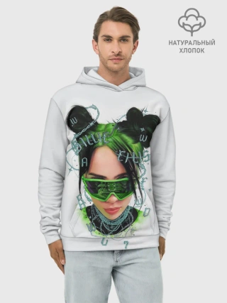 Худи мужской база хлопок / BILLIE EILISH