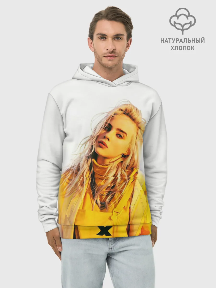 Худи мужской база хлопок / BILLIE EILISH