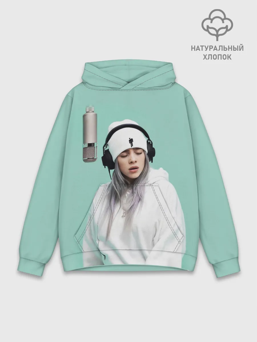 Худи мужской база хлопок / BILLIE EILISH
