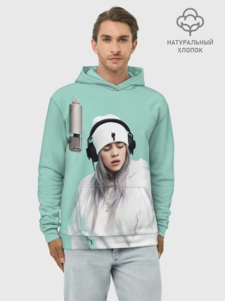 Худи мужской база хлопок / BILLIE EILISH