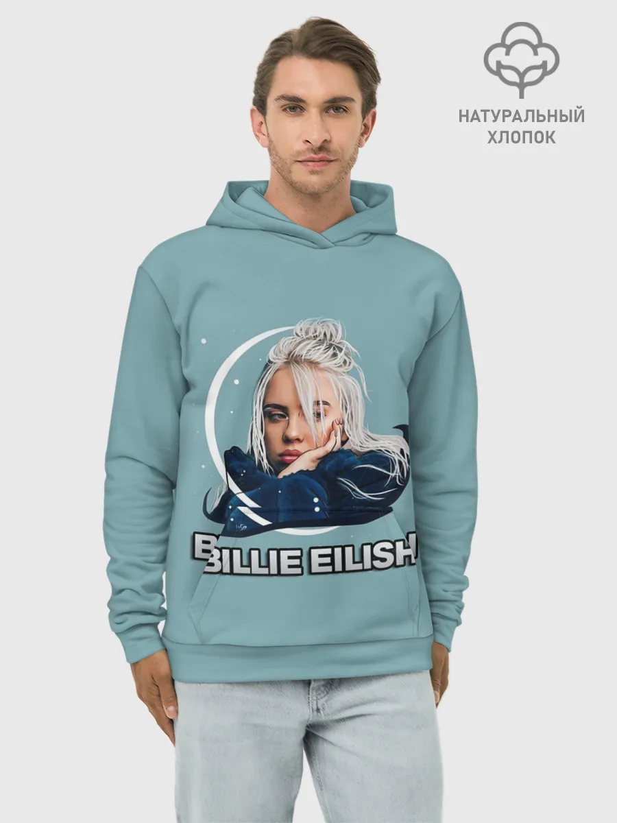 Худи мужской база хлопок / BILLIE EILISH