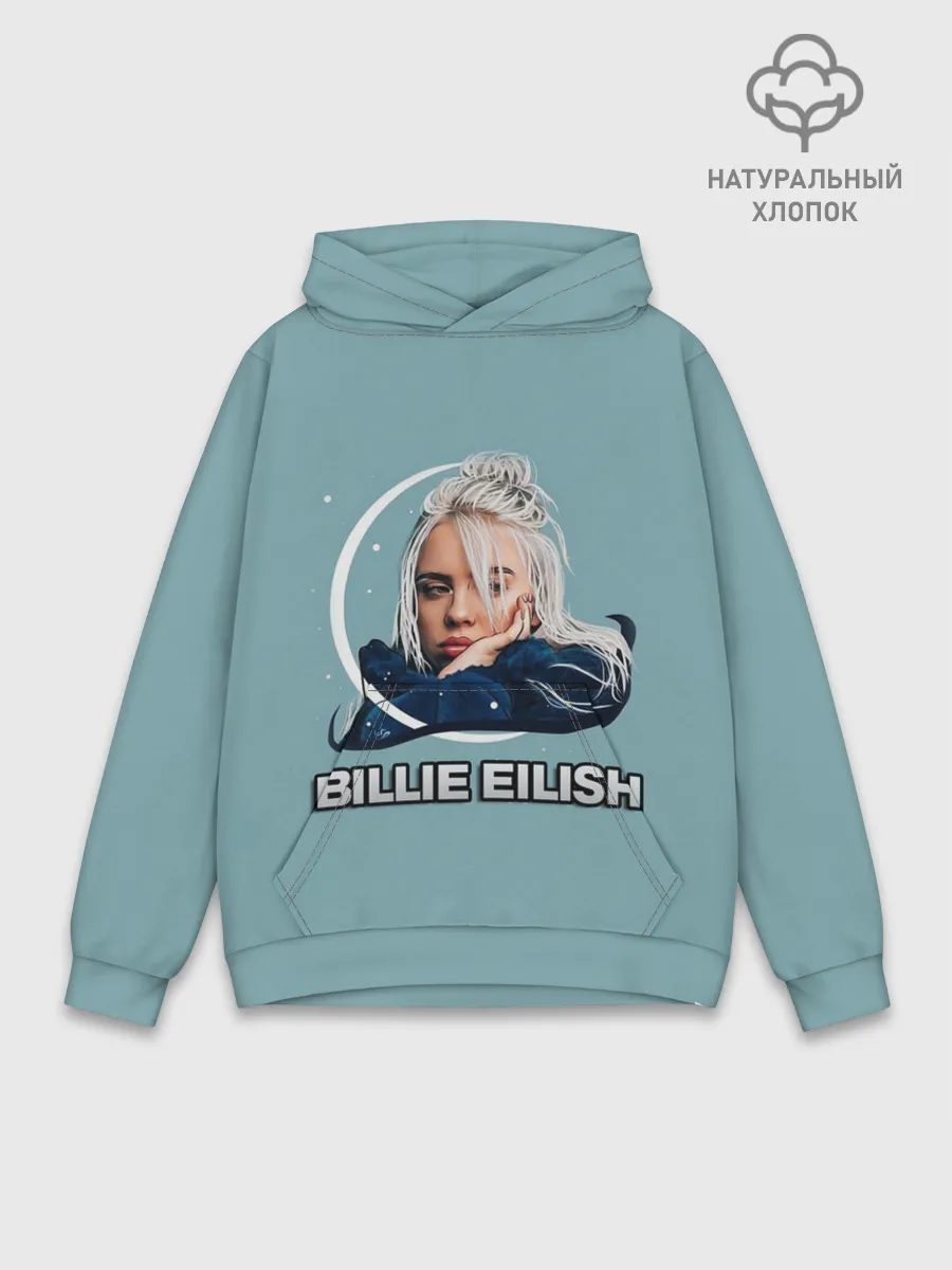 Худи мужской база хлопок / BILLIE EILISH