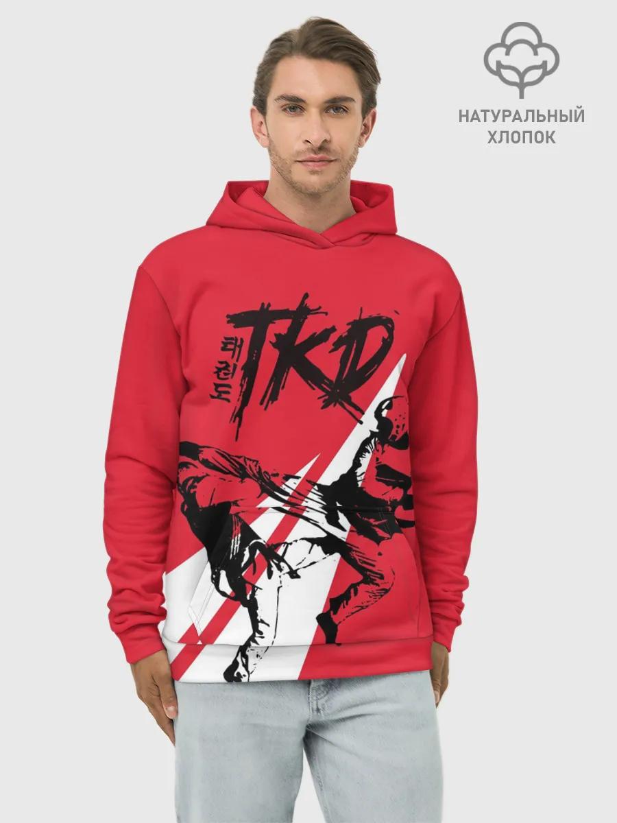 Худи мужской база хлопок / Taekwondo
