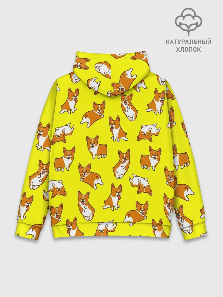 Худи мужской база хлопок / Corgi