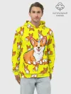 Худи мужской база хлопок / Corgi