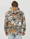 Худи мужской база хлопок / ALL CATS MEMES