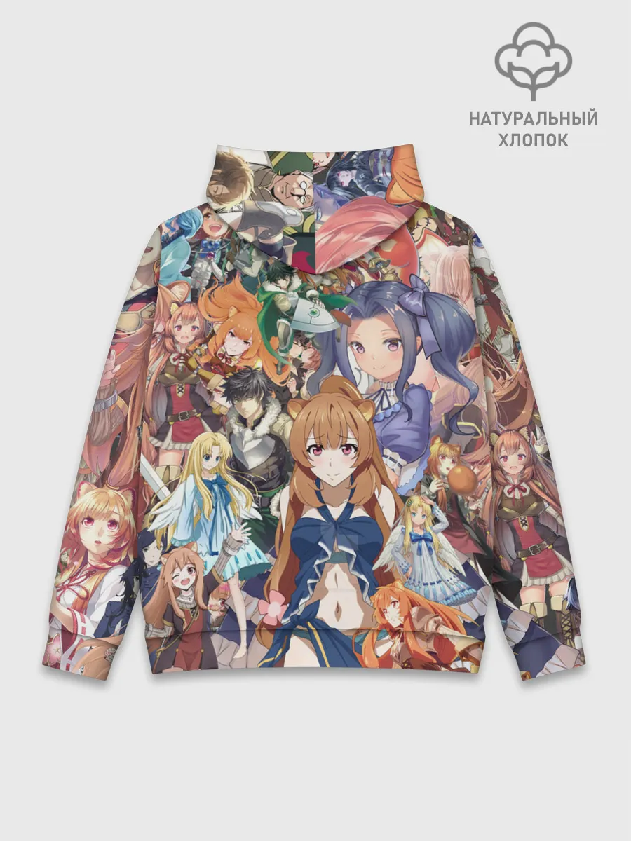 Худи мужской база хлопок / Восхождение Героя Щита