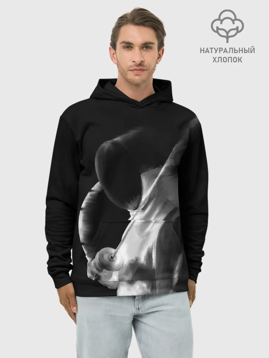Худи мужской база хлопок / Fencer