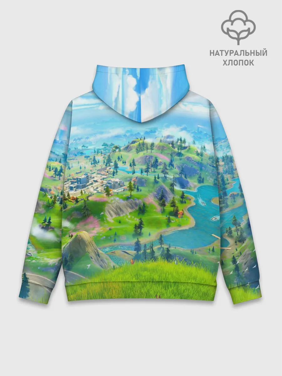 Худи мужской база хлопок / Fortnite