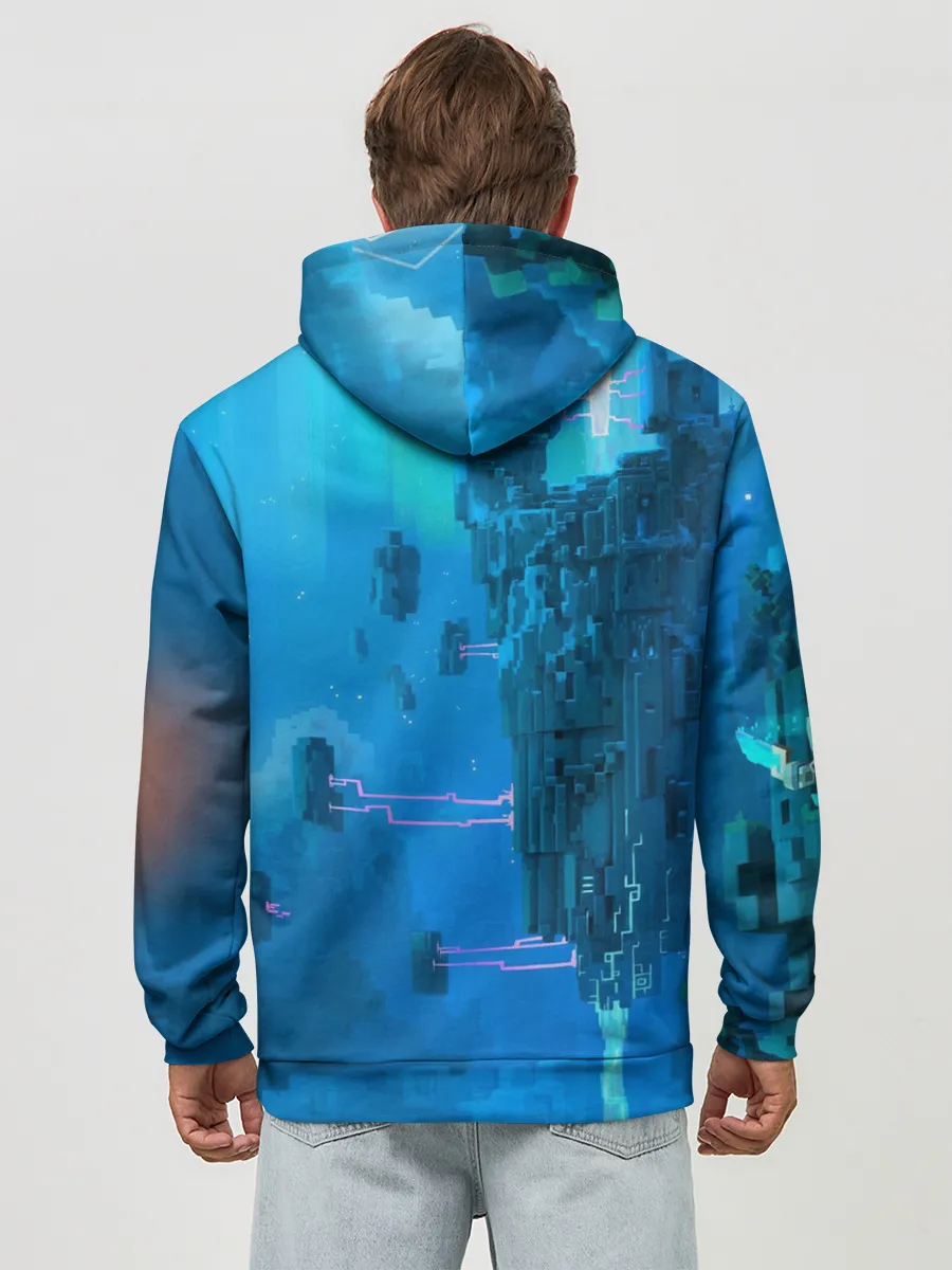 Худи мужской база хлопок / Майнкрафт