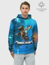 Худи мужской база хлопок / Майнкрафт