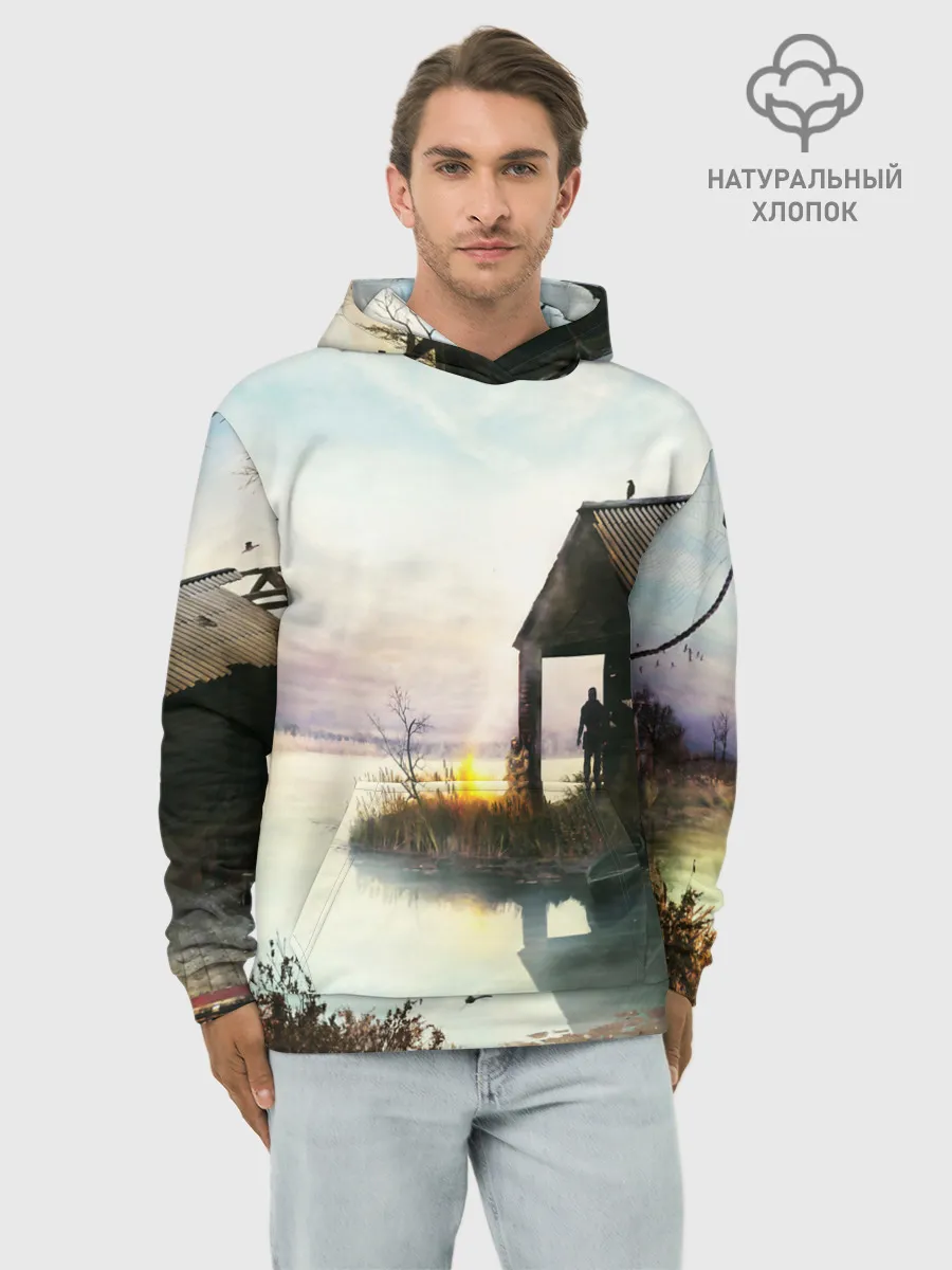 Худи мужской база хлопок / STALKER