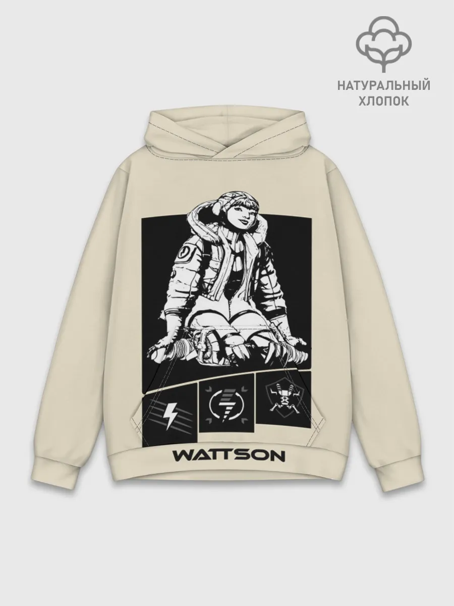 Худи мужской база хлопок / Apex Legends Wattson