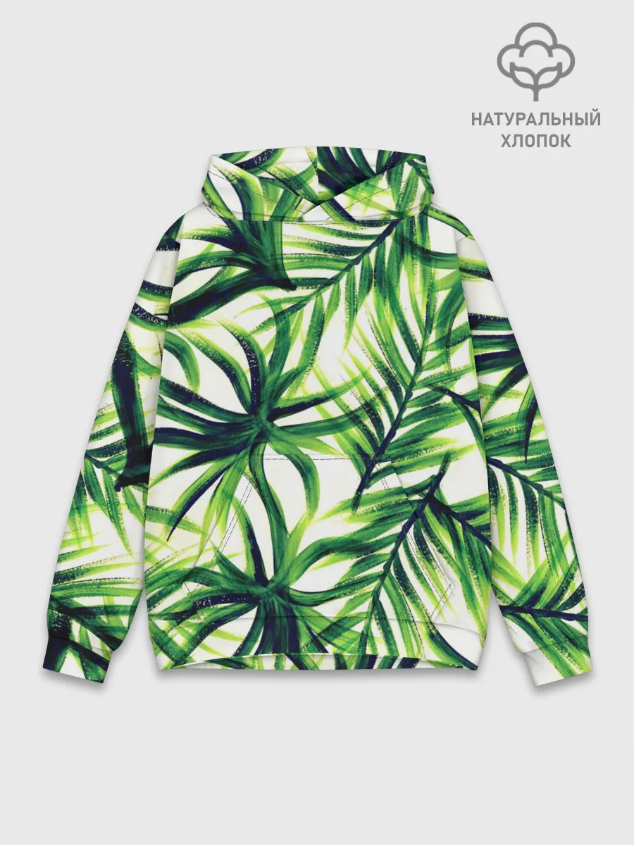 Худи мужской база хлопок / Тропики