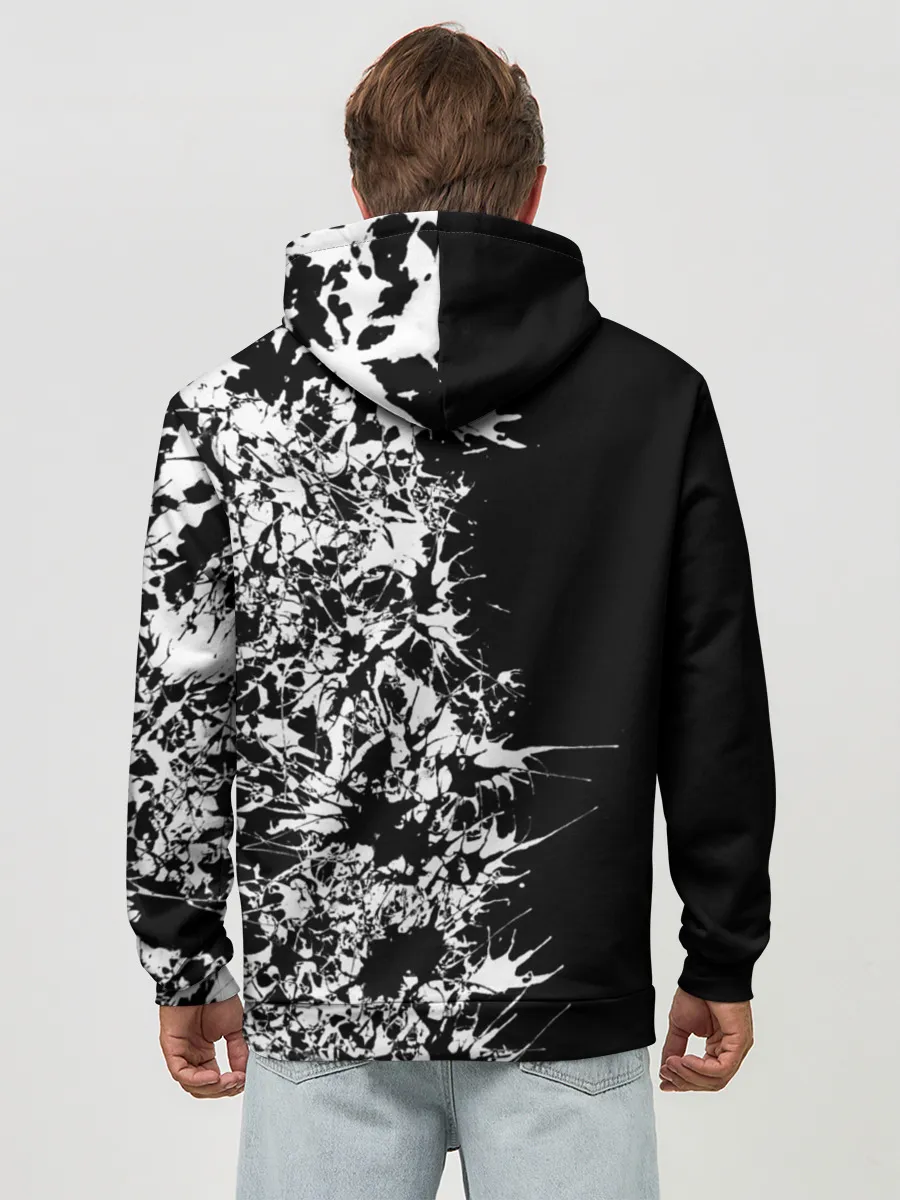 Худи мужской база хлопок / MONOKUMA держит руки