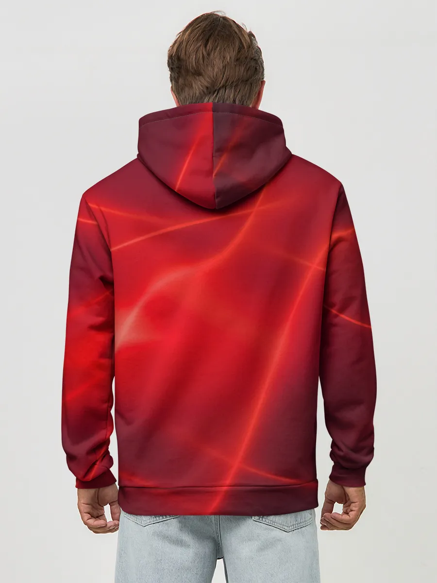 Худи мужской база хлопок / Плавные Линии