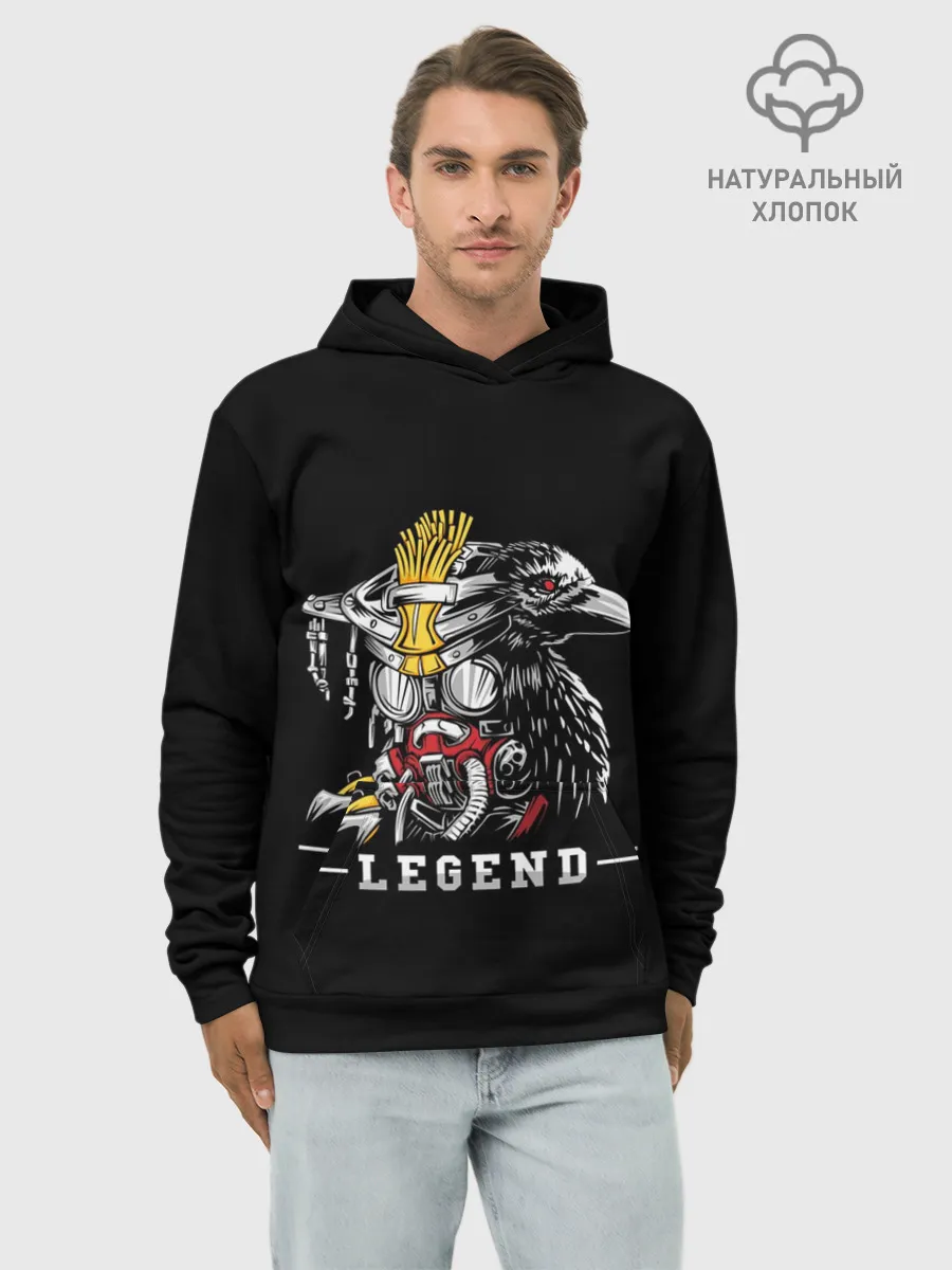 Худи мужской база хлопок / Бладхаунд
