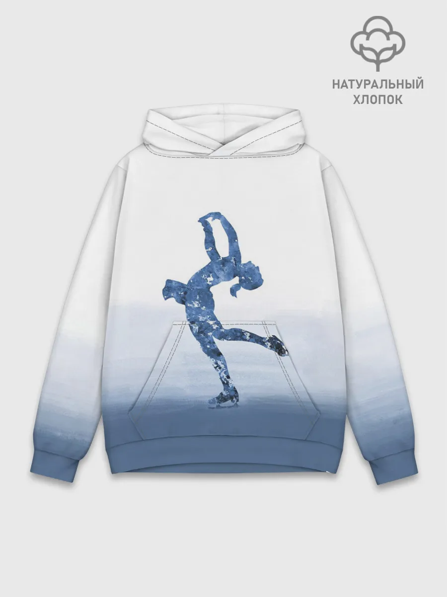 Худи мужской база хлопок / Фигурное катание