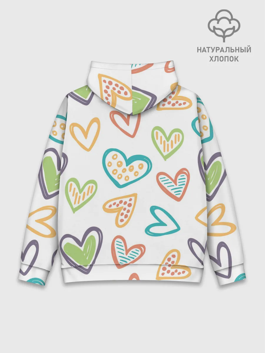 Худи мужской база хлопок / Сладкая парочка